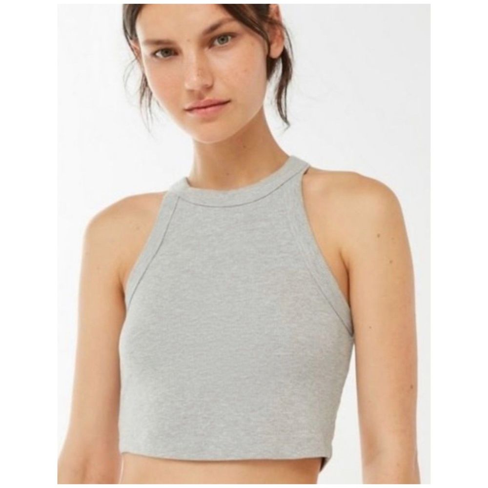 TRULY MADLY DEEPLY Black Sleeveless Halter Crop Top